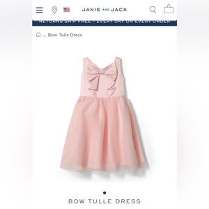 Janie and Jack tulle dress
